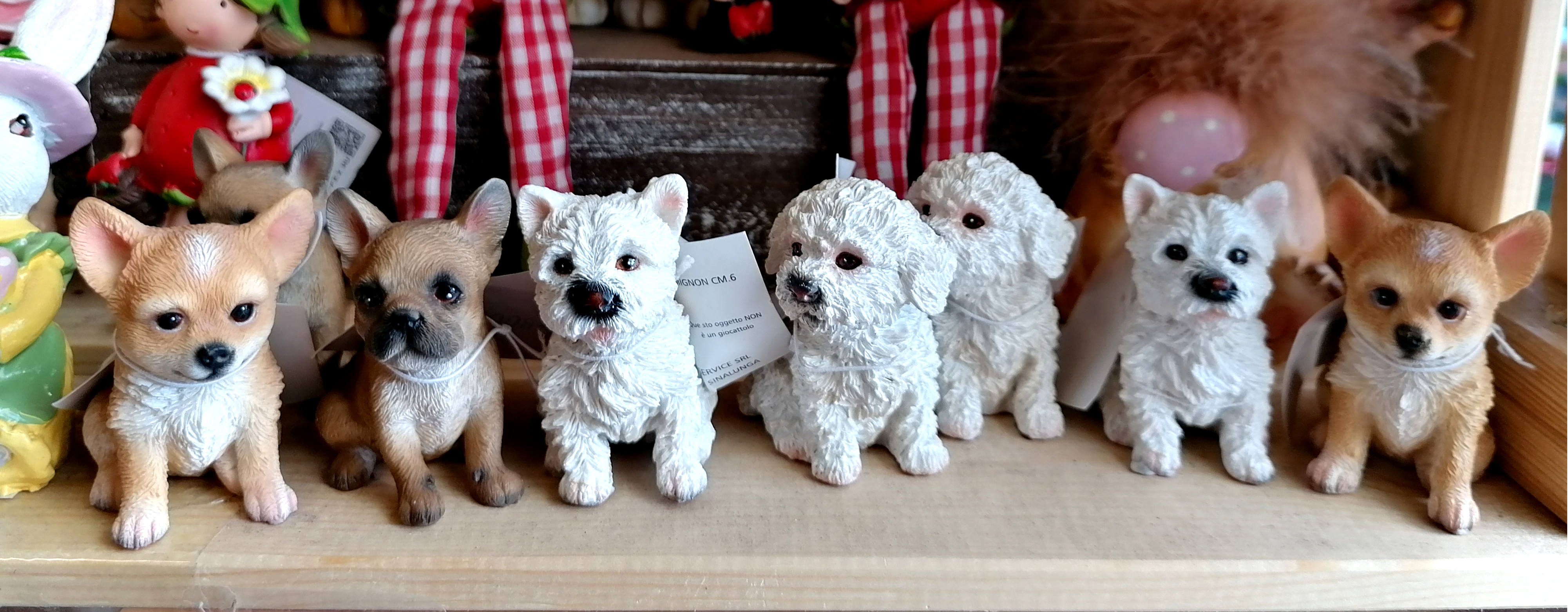 Uszkár fehér mignon 6 cm - Image 3