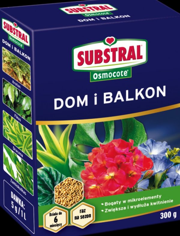 SUBSTRAL Osmocote Hosszú hatástartamú virágtrágya - 6 hónapos hatással 300g