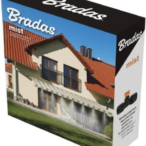 Bradas 15 méteres kerti párakapu és terasz párásító szett fúvókákkal