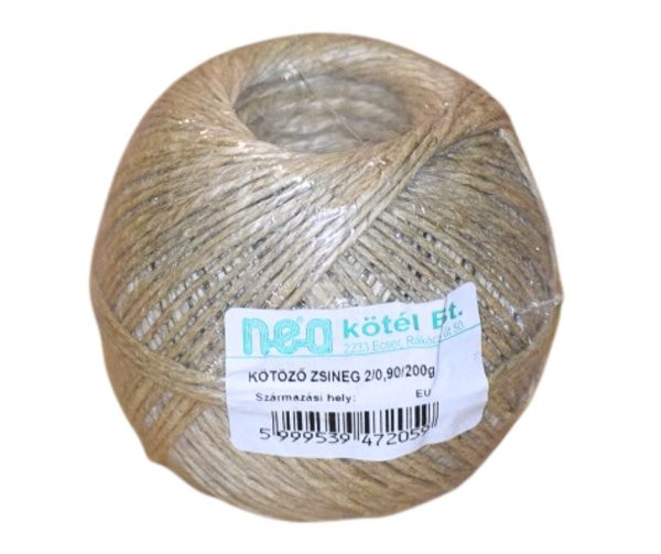 Kötözőmadzag-zsineg-kender 2/0,90/200g