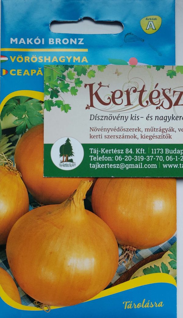 Hagyma Makói Bronz Vöröshagyma