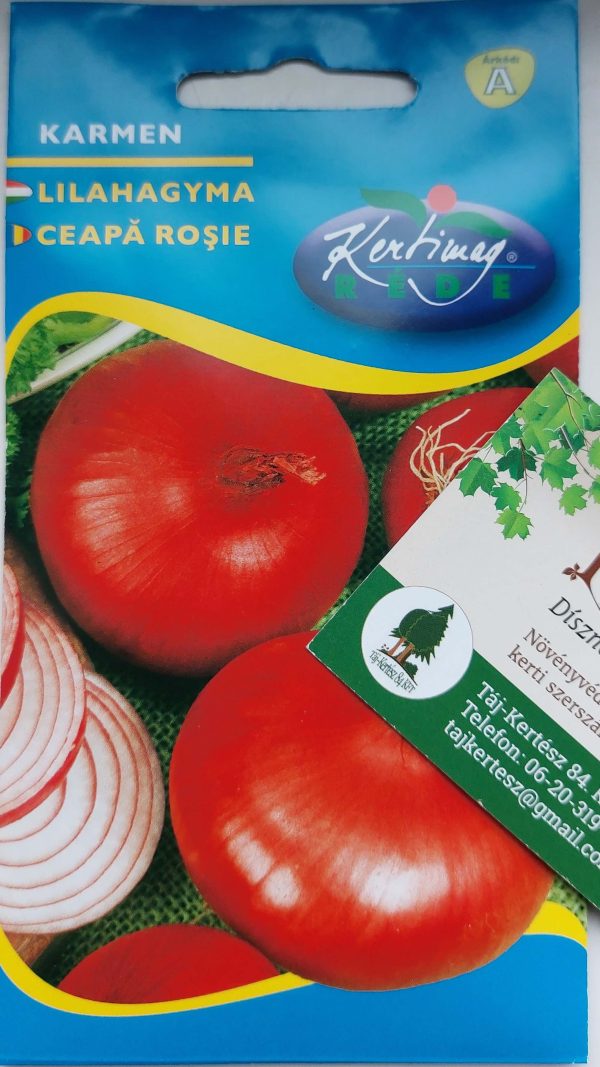 Hagyma Karmen lilahagyma vetőmag 2g