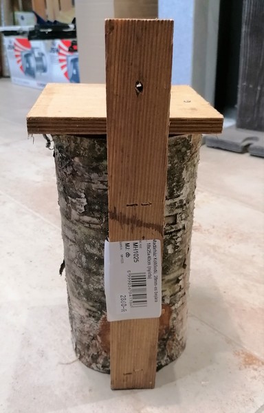 Madárház költőodu 28mm-es bejárattal, 18x25x40 cm nyírfa - Image 4