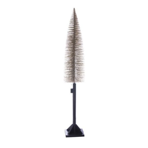 Fenyő talppal, LED világítással 120 cm 24-6-2