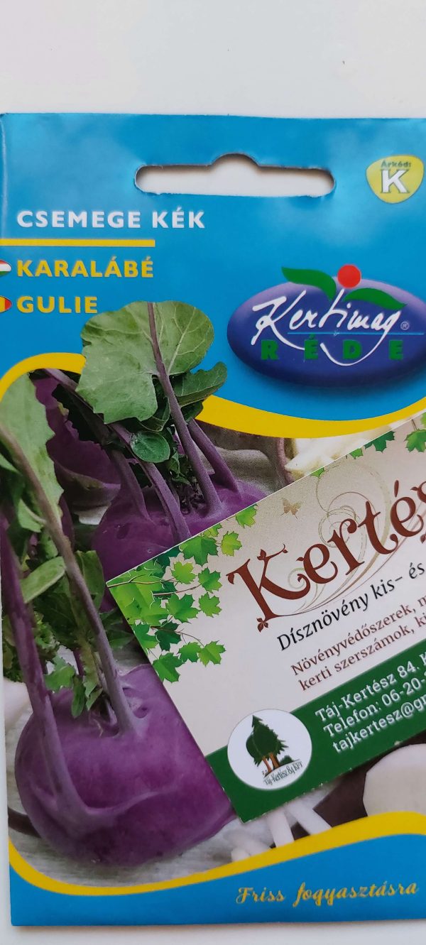 Karalábé Csemege kék vetőmag 2g