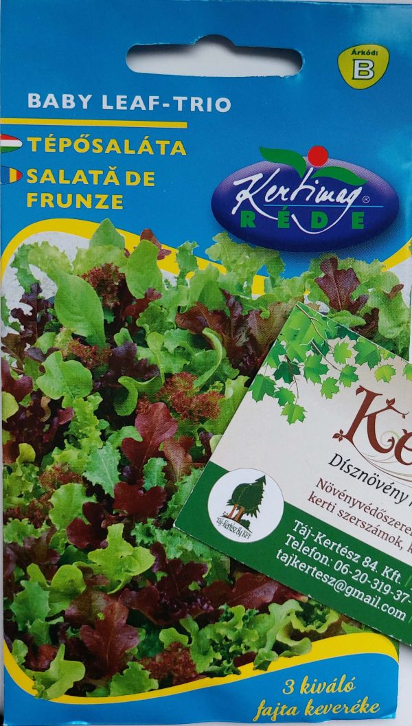Saláta Baby Leaf-Trio vetőmag
