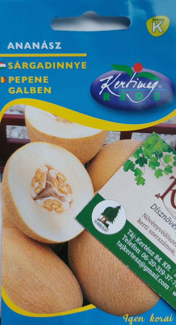 Sárgadinnye vetőmag Ananász 2g.