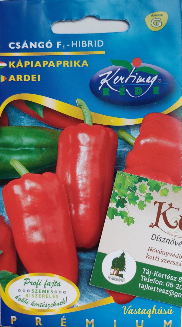 Paprika Csángó F1 vetőmag