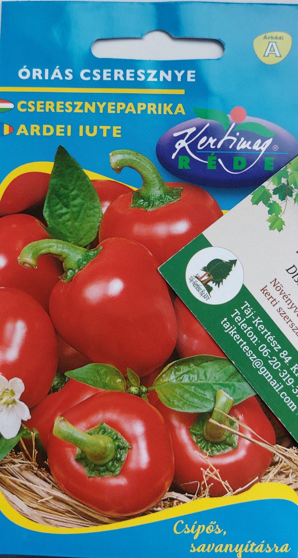 Paprika vetőmag Óriás cseresznye 0,5g.