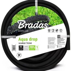 Bradas AQUA-DROP 1/2 colos 50 méteres szivárgó és izzadó tömlő kerti öntözéshez