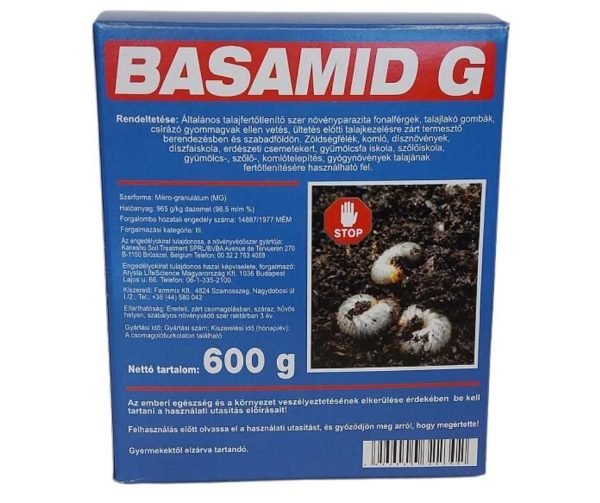 Basamid G 0,6. talajfertőtlenítő