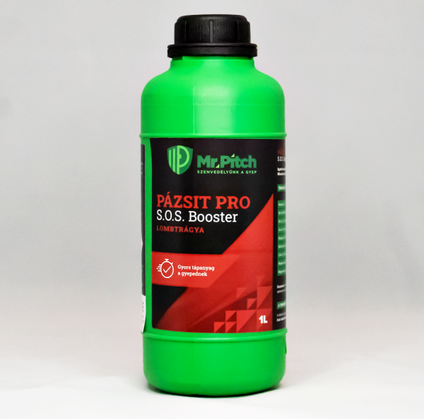 Mr. Pitch Pázsit Pro SOS Booster lombtrágya 1 L