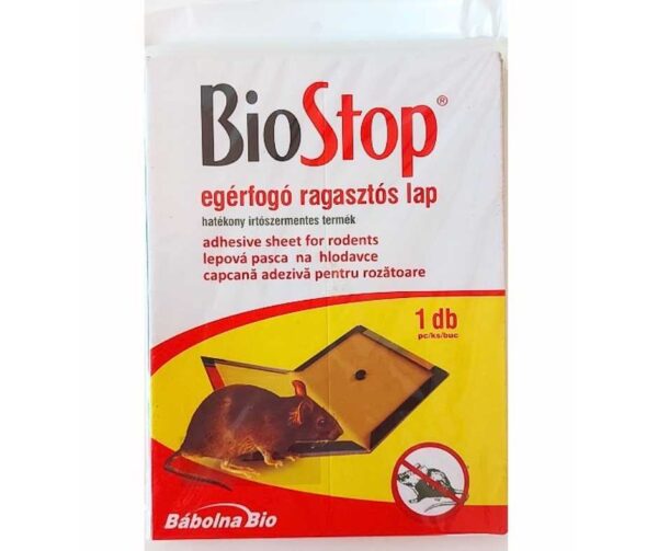 BioStop egérfogó ragasztós lap