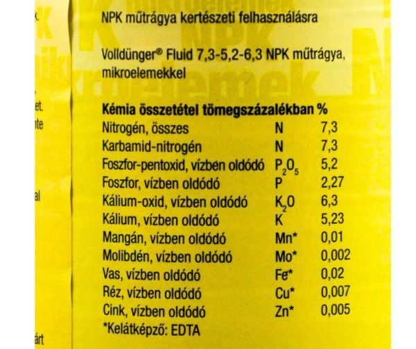 Volldünger Fluid tápoldat 1L - Image 3