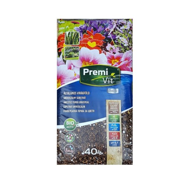 PremiVit általános virágföld 40 l