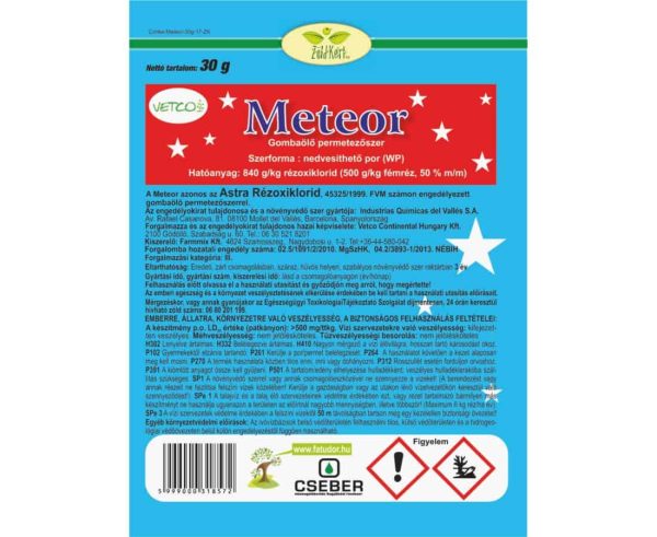 Meteor rézoxiklorid gombaölő permetezőszer 500 g