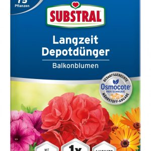 Substral Osmocote hosszú hatástartamú virágtrágya balkonnövényekhez 0,75kg.