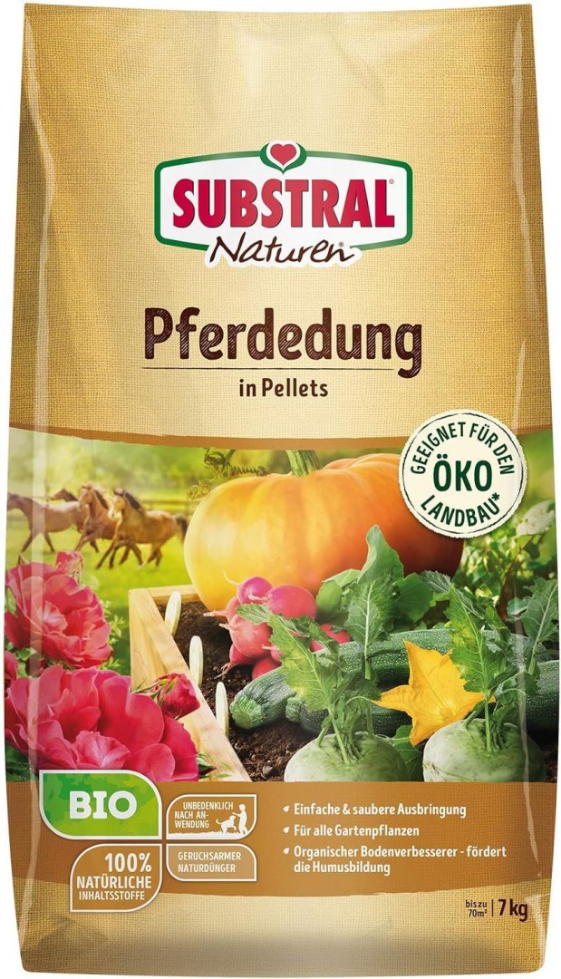 Substral Naturen Bio lótrágya pellet 7kg.