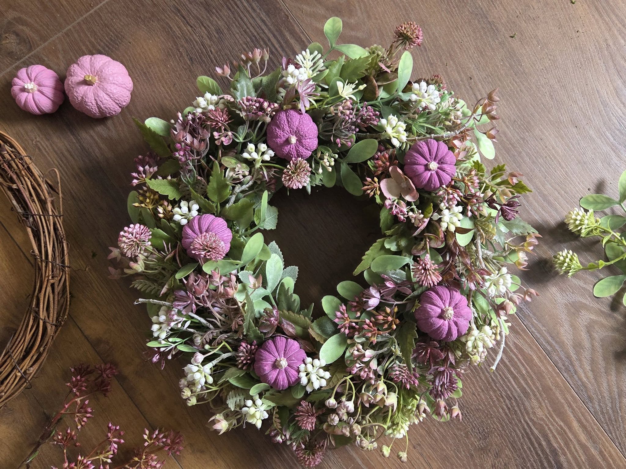 Őszi koszorú 25 cm