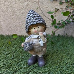 Kisfiú tobozzal 12cm